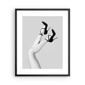 Poster in cornice nera - Sottosopra - 40x50 cm