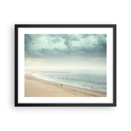 Poster in cornice nera - Cercando la pace - 50x40 cm