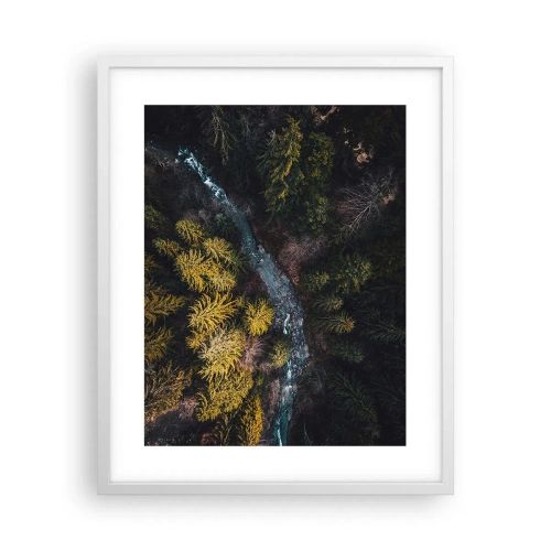 Poster in cornice bianca - Sempre più veloce - 40x50 cm