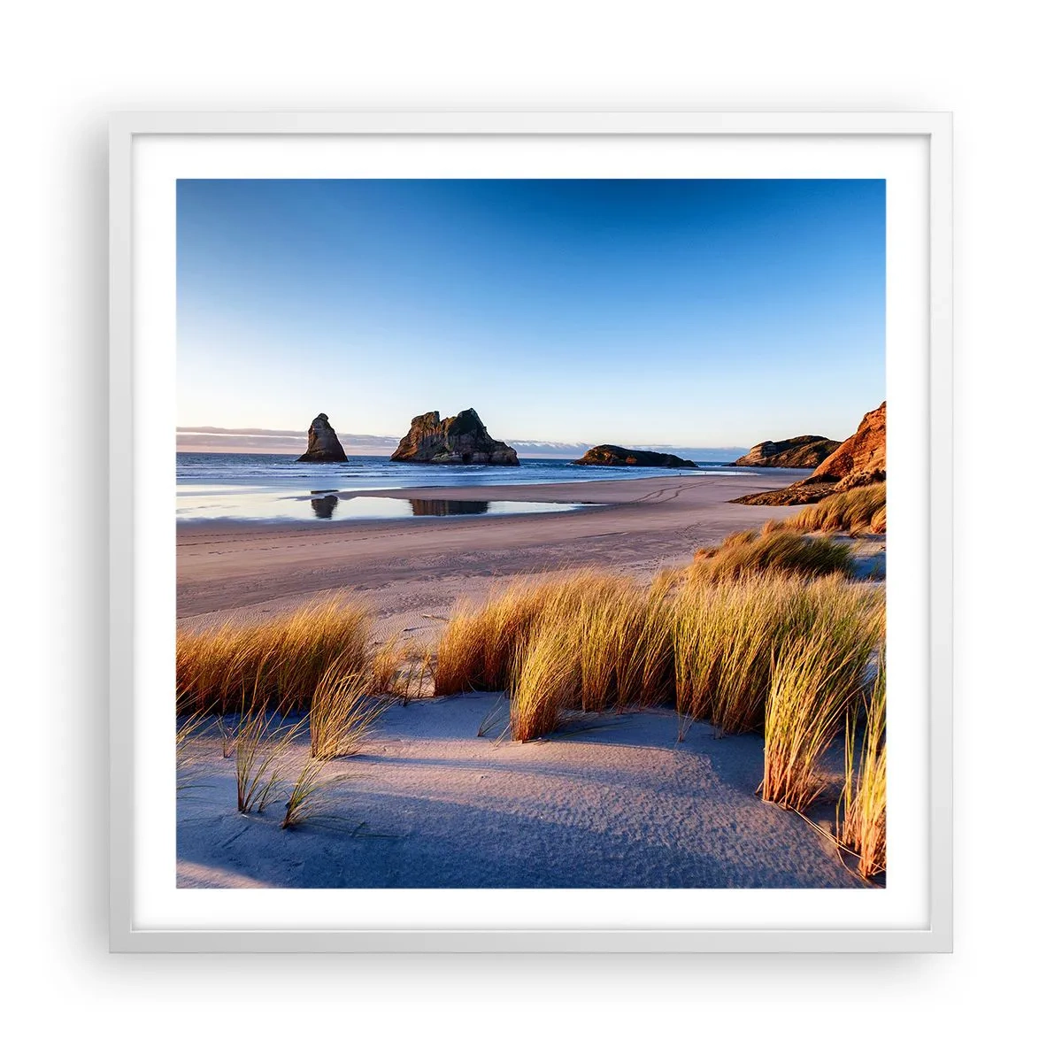 Poster in cornice bianca - Per i cercatori di pace - 60x60 cm