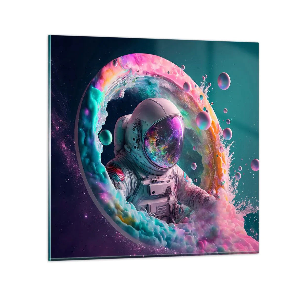 Quadro su vetro - Stargate - 70x70 cm