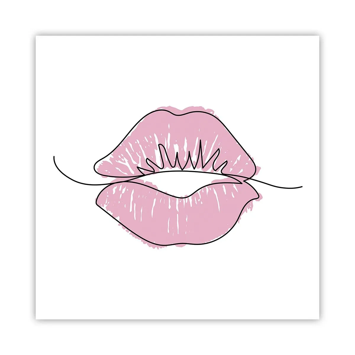 Poster - Pronti al bacio? - 60x60 cm
