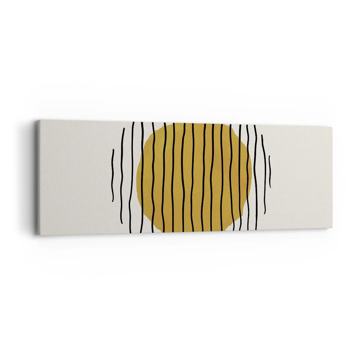 Quadro su tela - Stampe su Tela - Astrazione fremente di calore - 90x30 cm