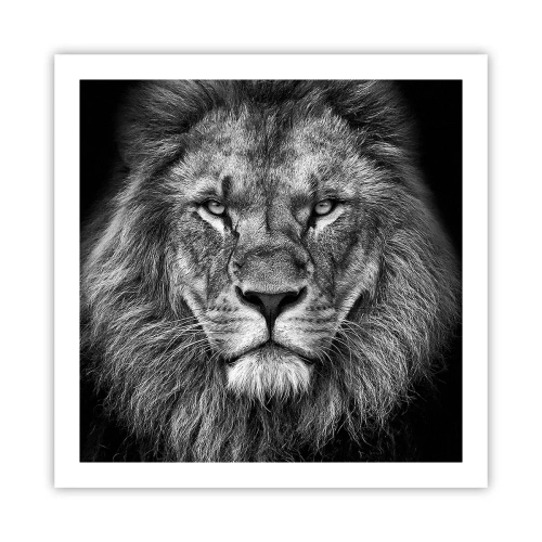 Poster - Nell'abito dell'incoronazione - 60x60 cm