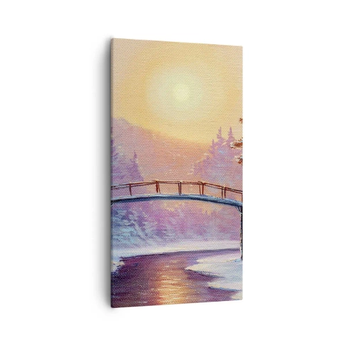 Quadro su tela - Stampe su Tela - Quattro stagioni: inverno - 55x100 cm