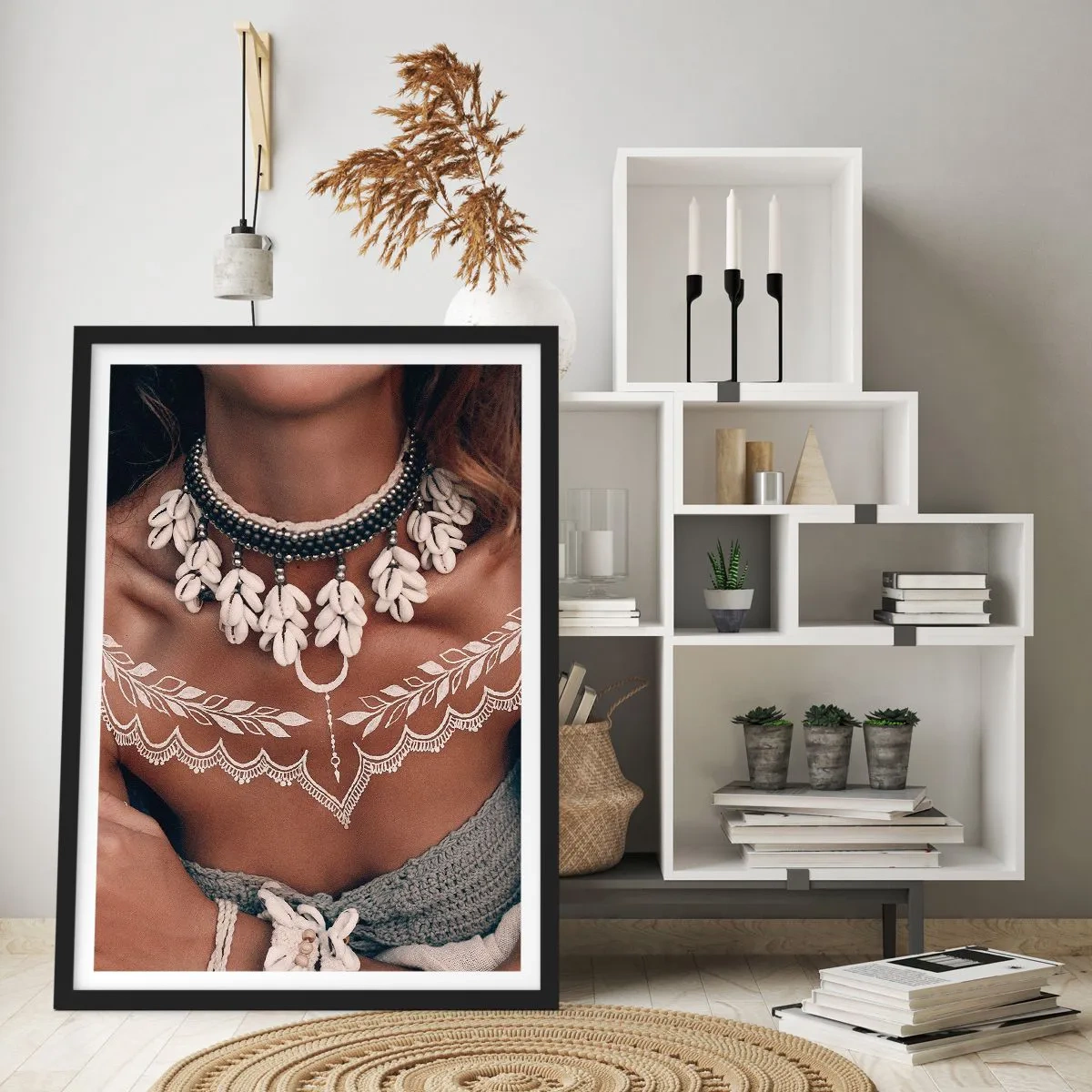 Poster in cornice nera - Talismani, rituali di femminilità - 61x91 cm
