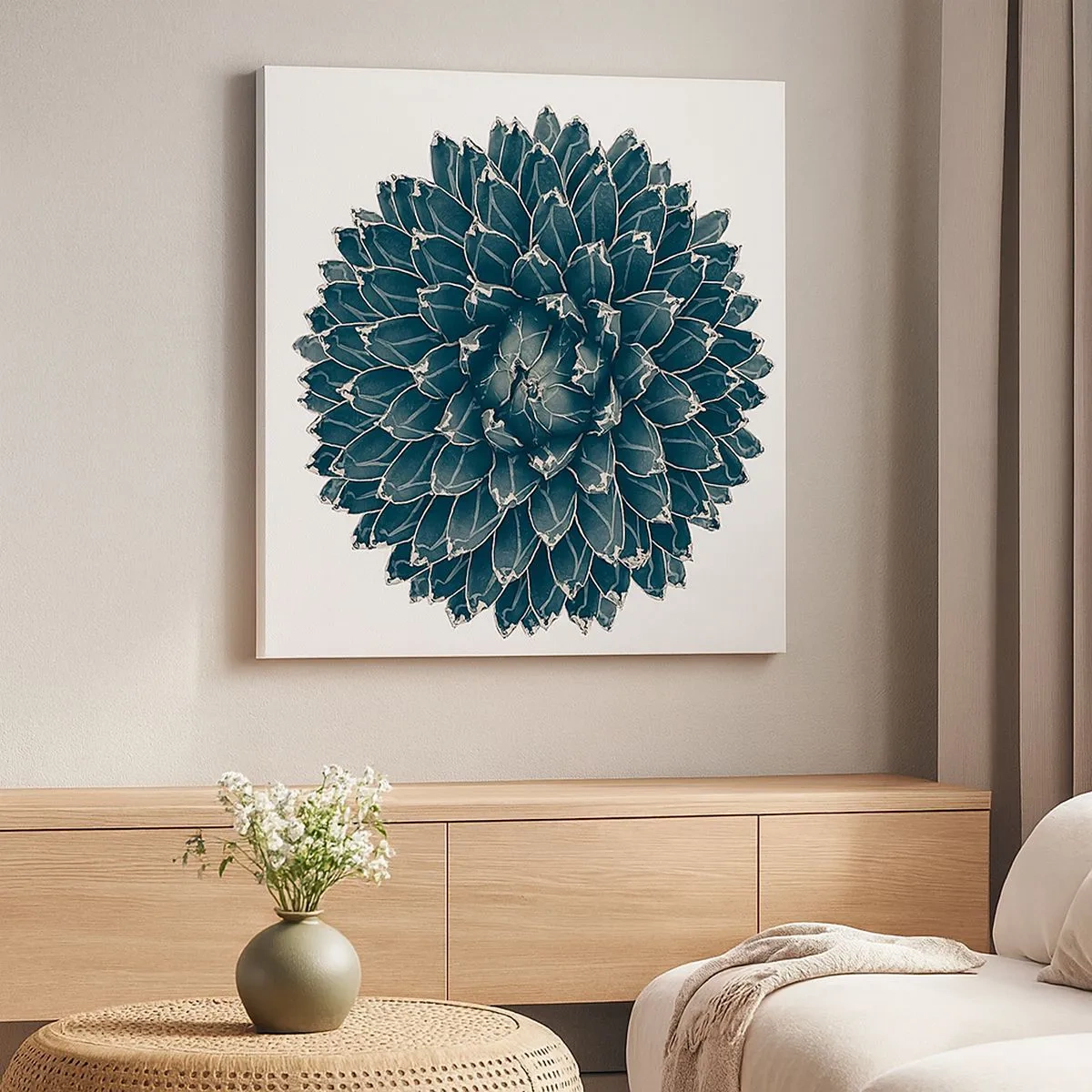 Quadro su tela - Stampe su Tela - La stella del deserto - 30x30 cm