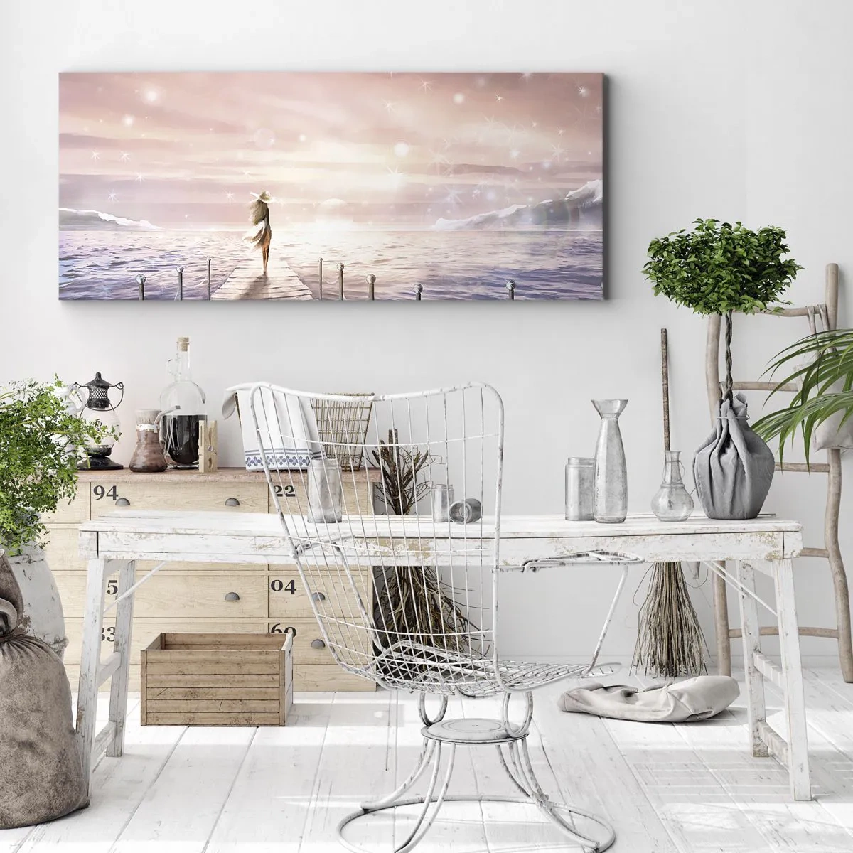 Quadro su tela - Stampe su Tela - Alla luce del sogno - 90x30 cm