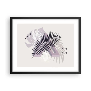 Poster in cornice nera - L'ombra dell'ombra - 50x40 cm