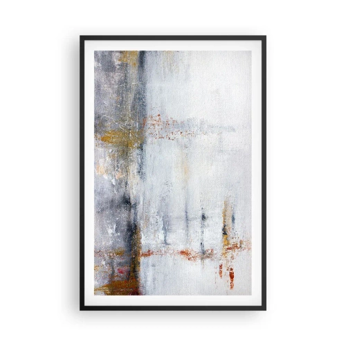 Poster in cornice nera - Dietro la cortina d'aria - 61x91 cm