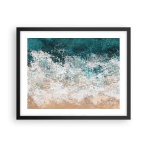 Poster in cornice nera - Storie di mare - 50x40 cm