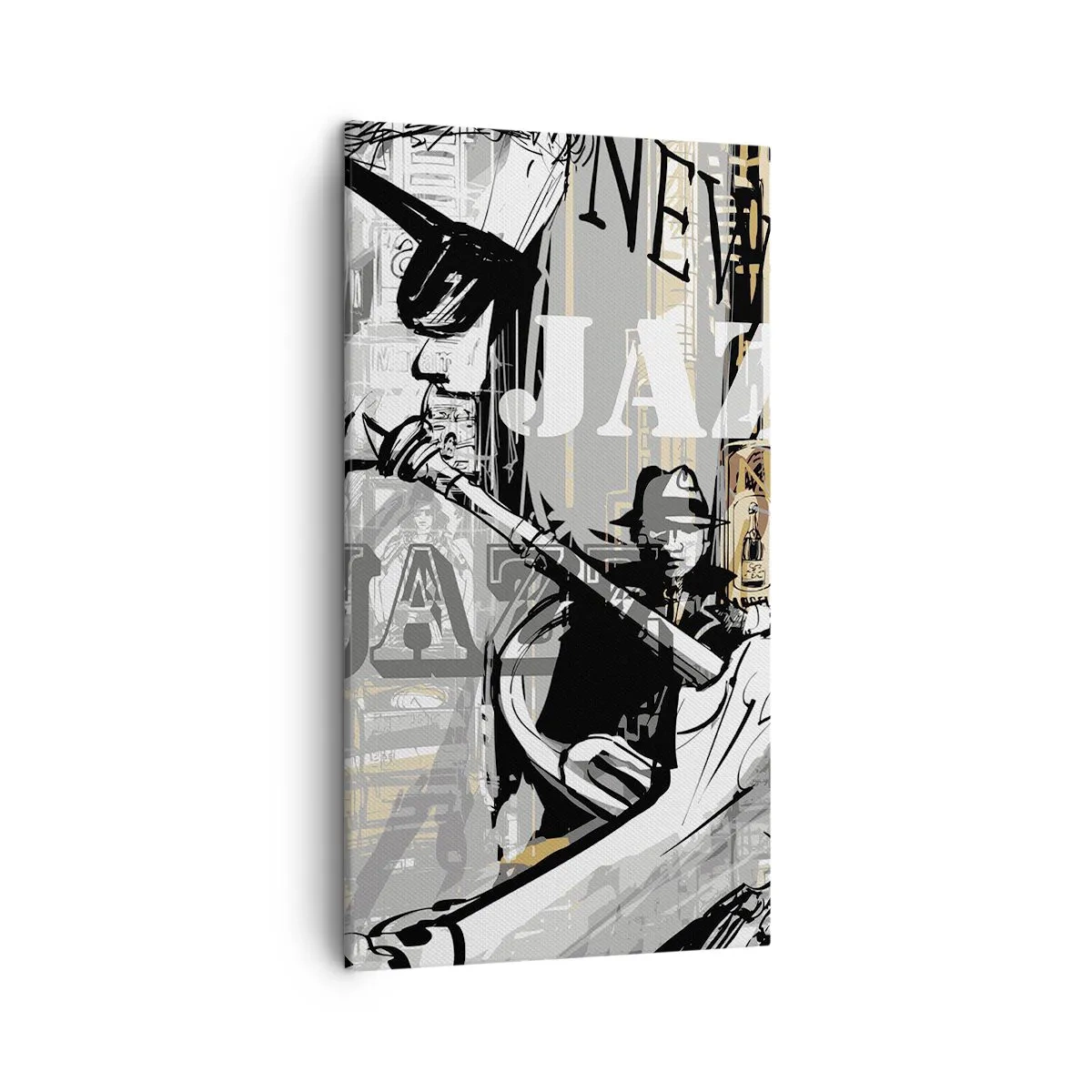 Quadro su tela - Stampe su Tela - Al ritmo di New York - 45x80 cm
