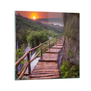 Quadro su vetro - Una bellezza incredibile - 30x30 cm