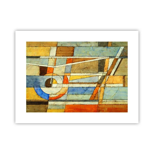 Poster - Cubismo in cantiere - 40x30 cm