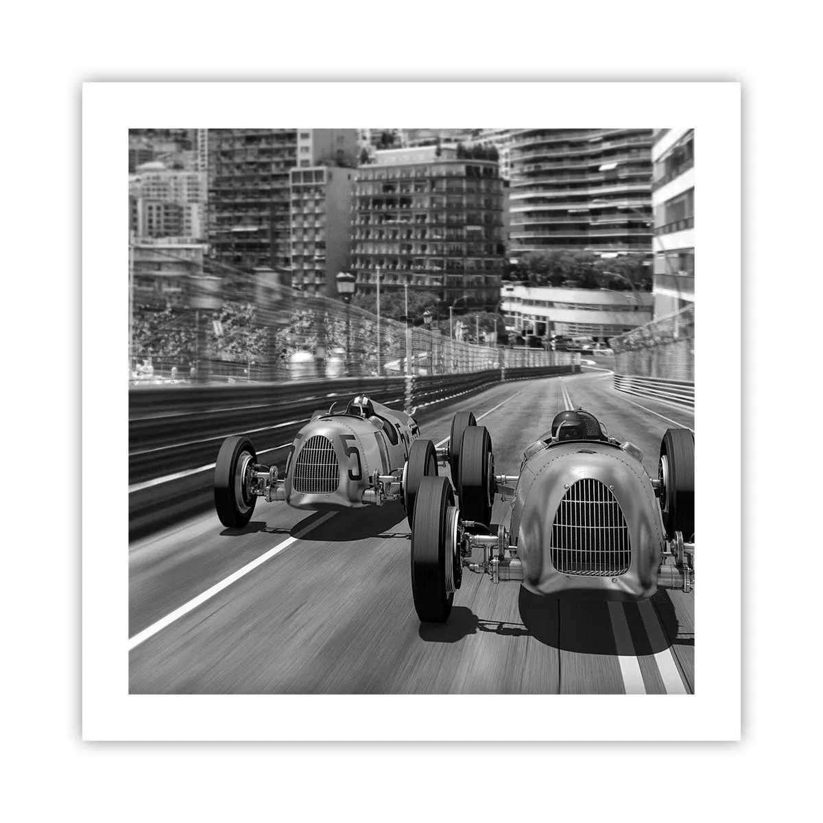 Poster - Tanto tempo fa a Montecarlo - 50x50 cm