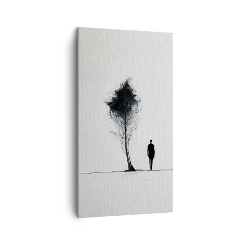 Quadro su tela - Stampe su Tela - Tutti viaggiamo  - 45x80 cm