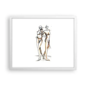 Poster in cornice bianca - Studio di armonia - 50x40 cm