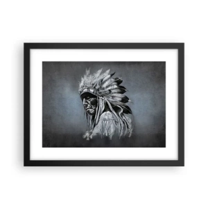 Poster in cornice nera - Ritorno alle radici - 40x30 cm