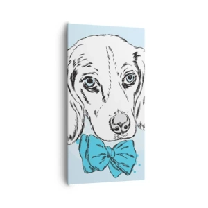 Quadro su tela - Stampe su Tela - Eleganza canina - 65x120 cm