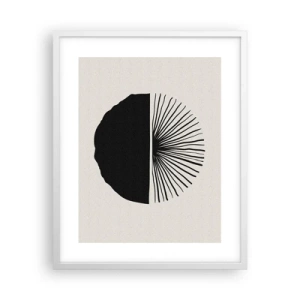 Poster in cornice bianca - Ventaglio di possibilità - 40x50 cm