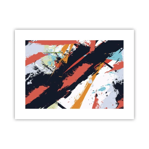Poster - Composizione dinamica - 40x30 cm