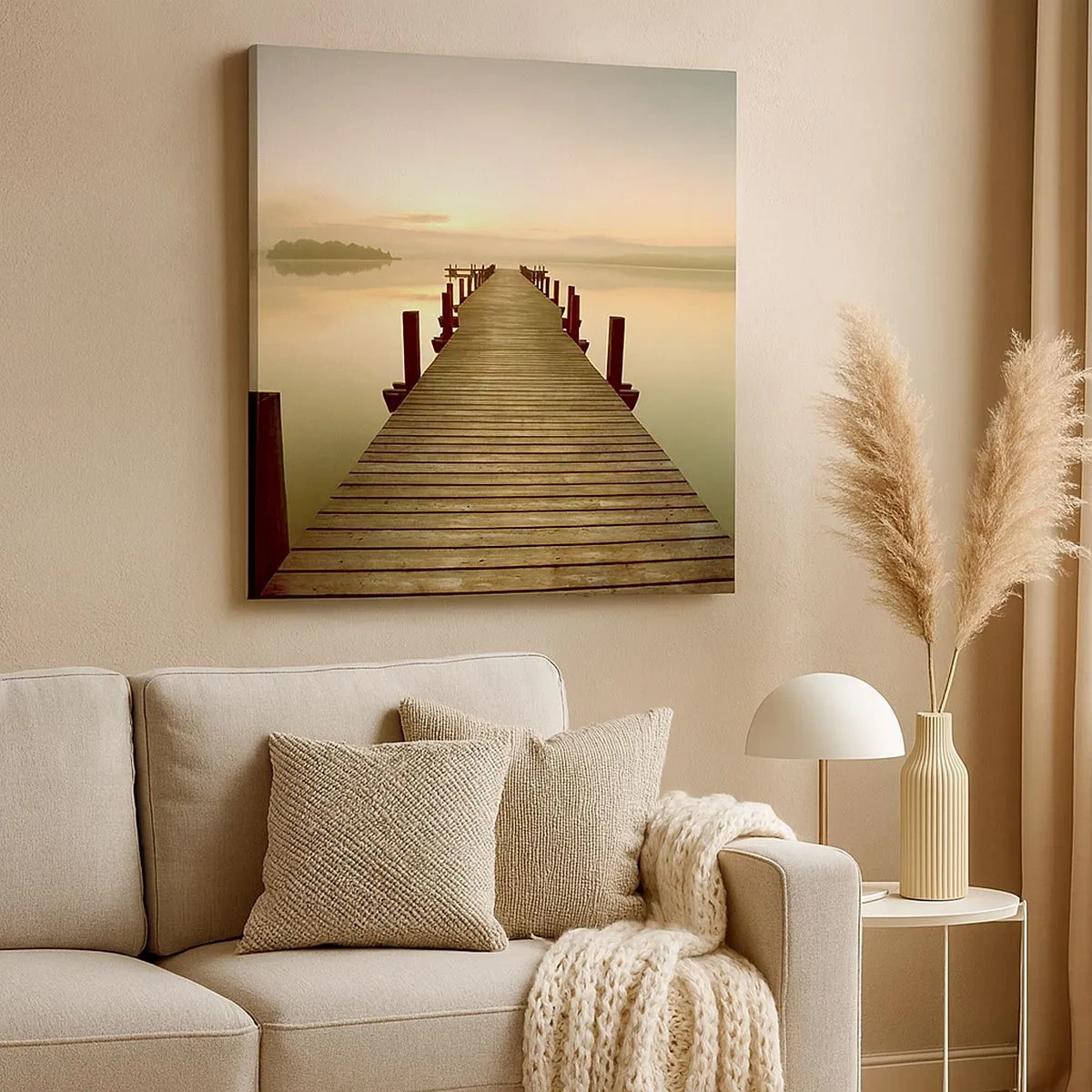 Quadro su tela - Stampe su Tela - Aurora, alba, luce - 30x30 cm