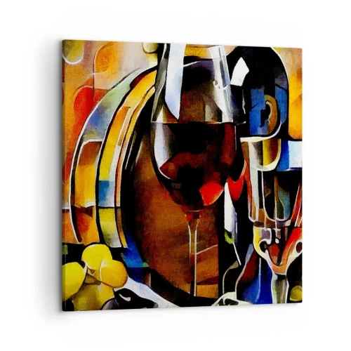 Quadro su tela - Stampe su Tela - E il mondo riprende colore - 50x50 cm