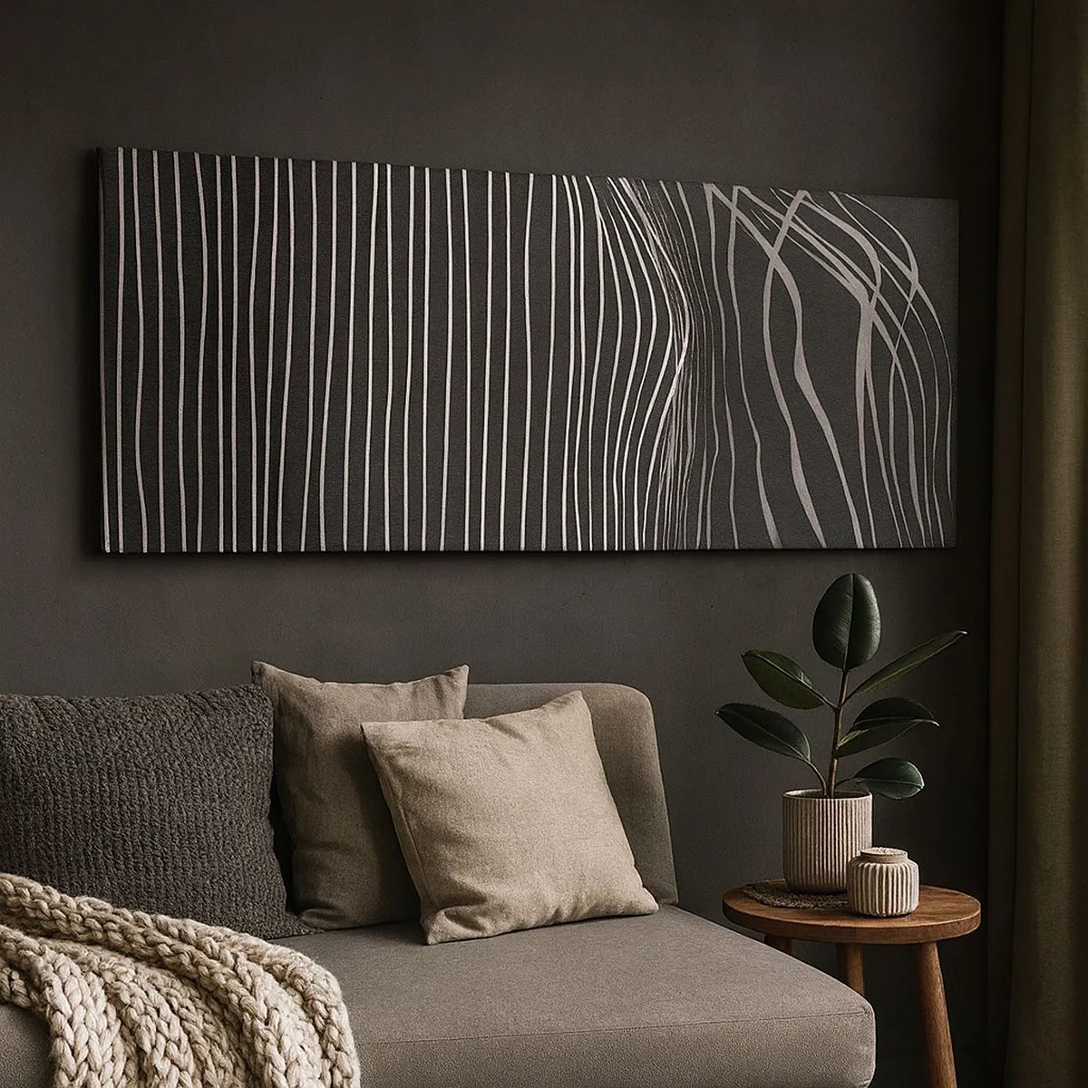 Quadro su tela - Stampe su Tela - Ritmo e accento - 100x40 cm