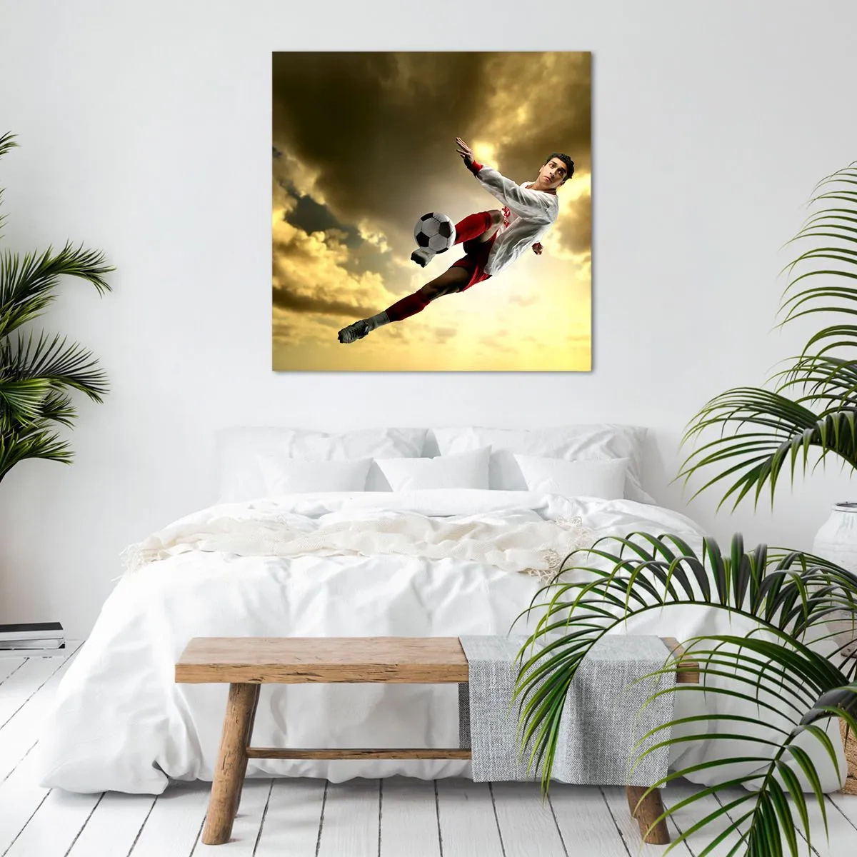 Quadro su tela - Stampe su Tela - Il cielo del calcio - 70x70 cm