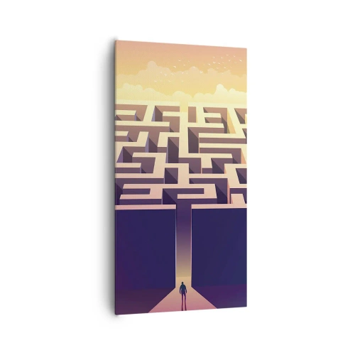 Quadro su tela - Stampe su Tela - Il momento delle decisioni - 65x120 cm