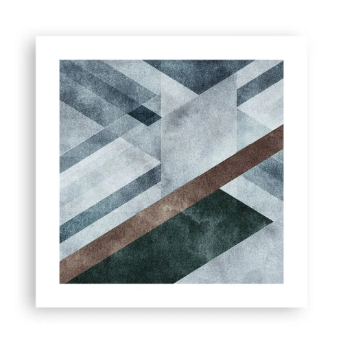 Poster - La ricercata eleganza della geometria - 40x40 cm