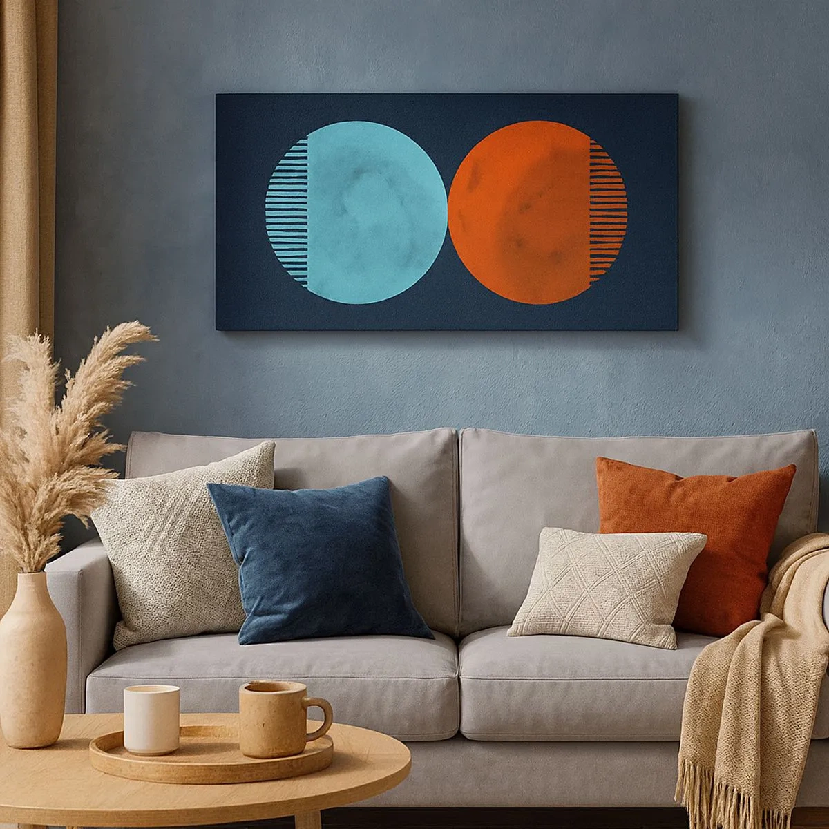 Quadro su tela - Stampe su Tela - Solo geometria? - 100x40 cm
