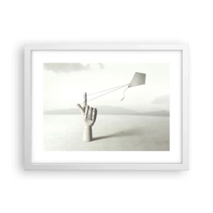 Poster in cornice bianca - Prova di forza - 40x30 cm