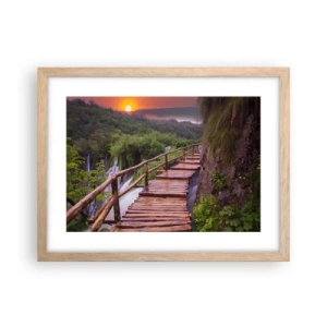 Poster in cornice rovere chiaro - Una bellezza incredibile - 40x30 cm