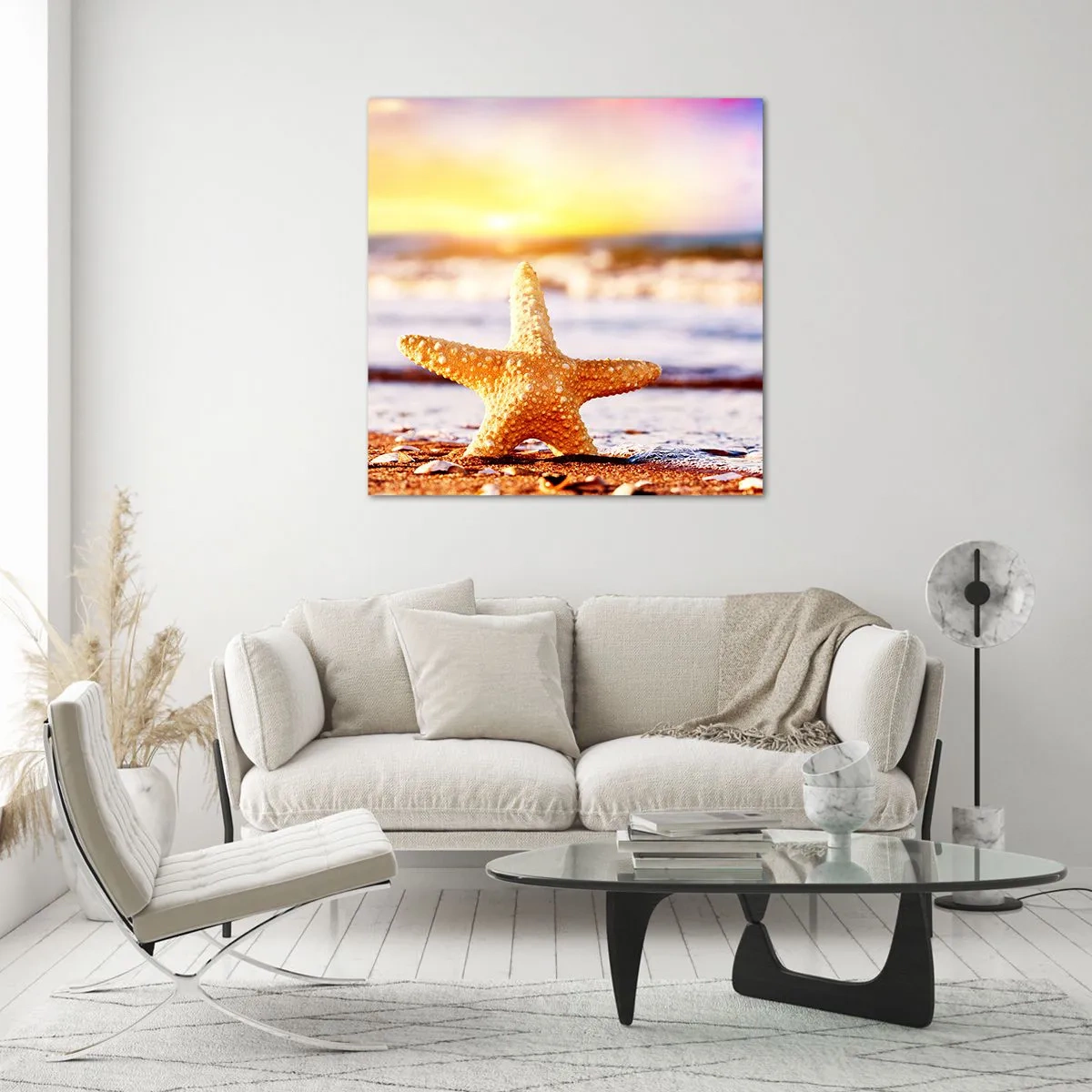 Quadro su vetro - Regalo del mare - 70x70 cm