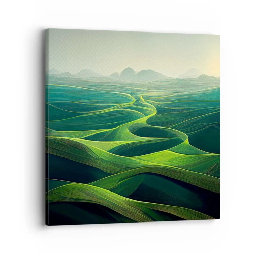 Quadro su tela - Stampe su Tela - Nelle valli verdi - 40x40 cm