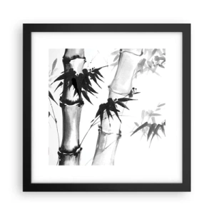 Poster in cornice nera - Particolare d'oriente - 30x30 cm