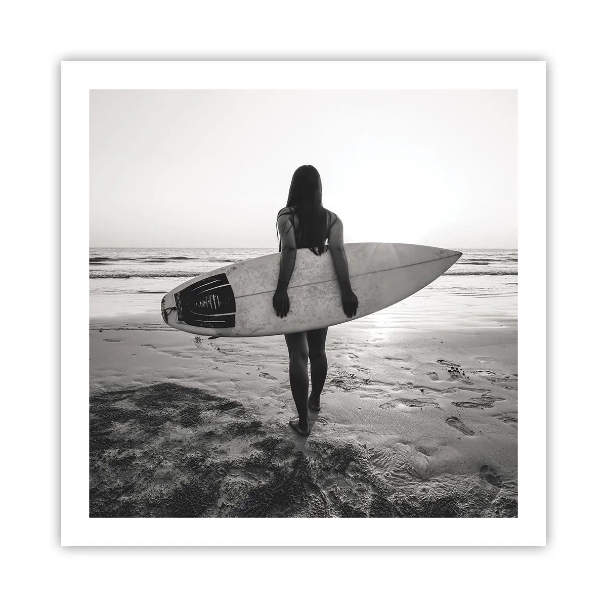 Poster - La figlia dell'onda marina - 60x60 cm