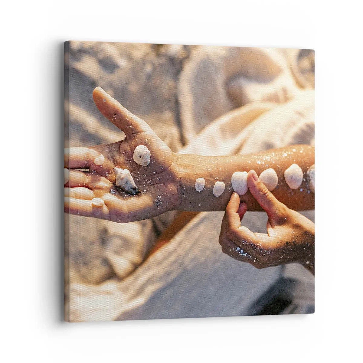 Quadro su tela - Stampe su Tela - La bellezza a portata di mano - 30x30 cm