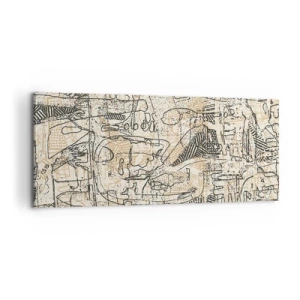 Quadro su tela - Stampe su Tela - In attesa di essere decifrato - 100x40 cm