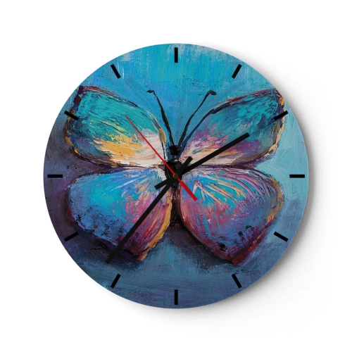 Orologio da parete - Orologio in Vetro - In tutta la bellezza - 40x40 cm