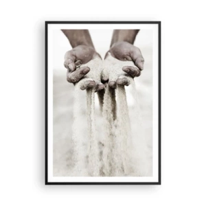 Poster in cornice nera - Con queste mani... - 70x100 cm