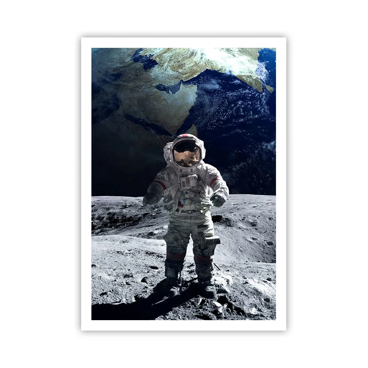 Poster - Saluti dalla luna - 70x100 cm