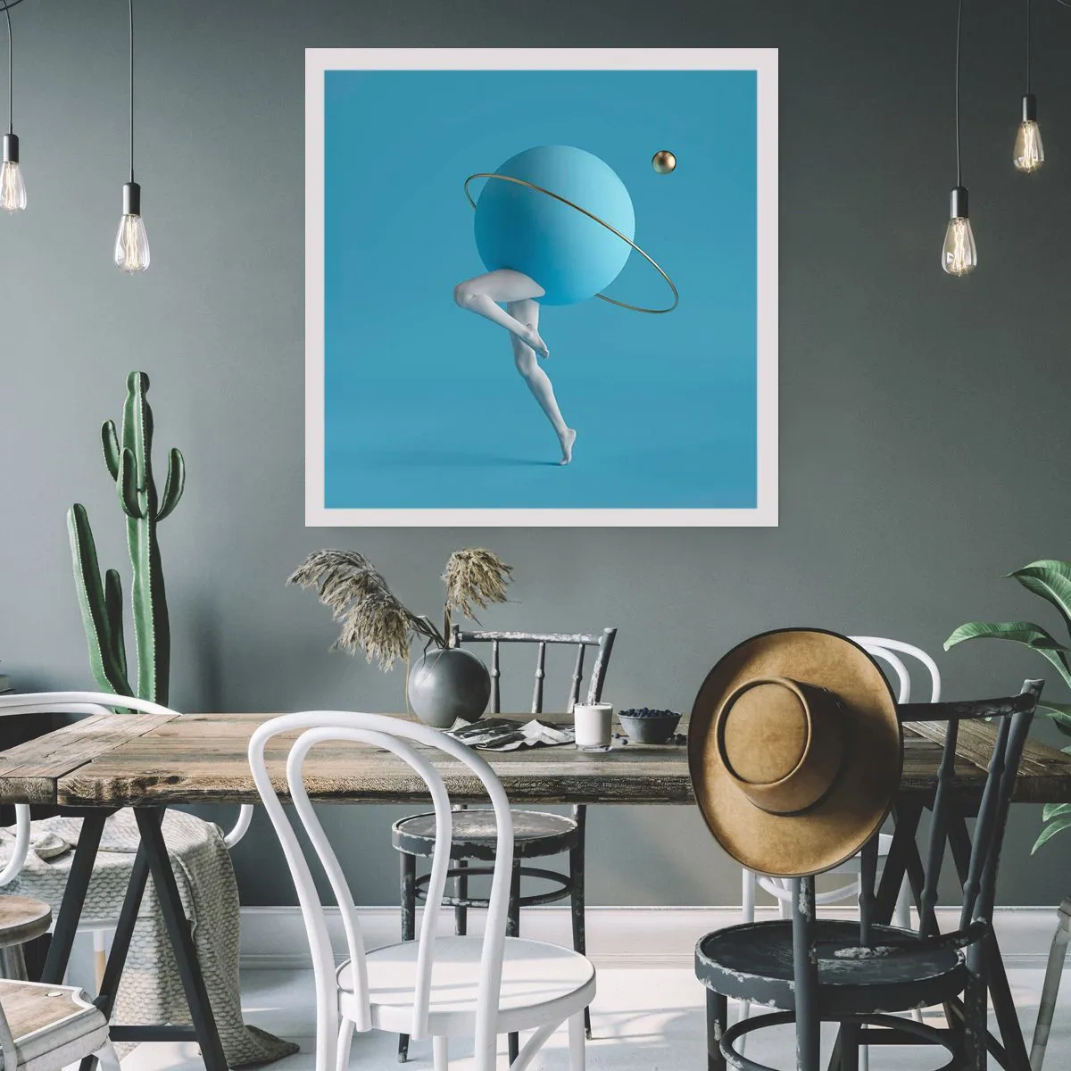 Poster - E i pianeti folleggiano - 50x50 cm