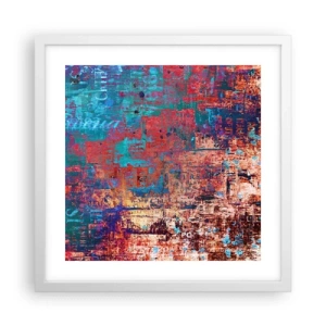 Poster in cornice bianca - Memoria e dimenticanza - 40x40 cm