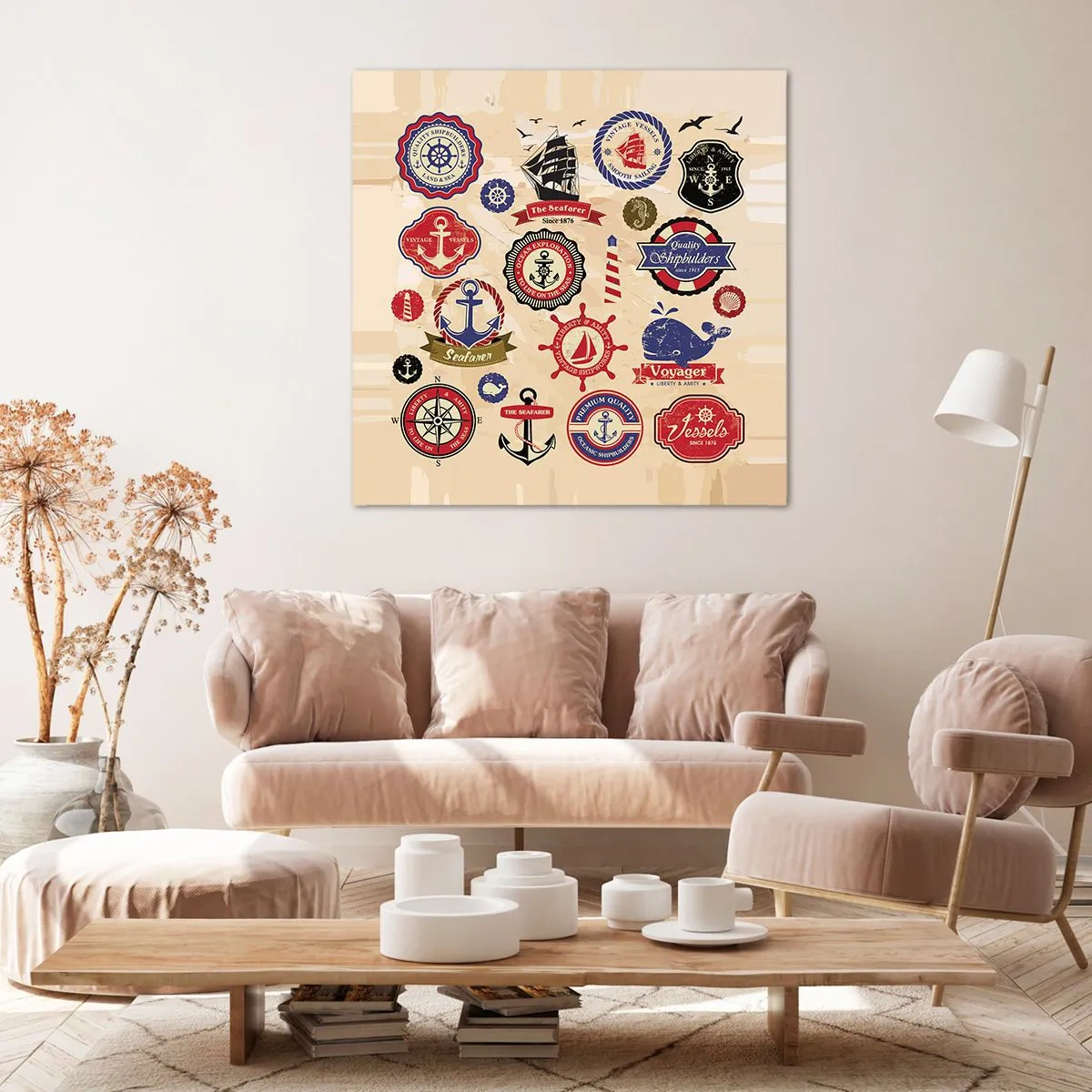 Quadro su tela - Stampe su Tela - Fratellanza di vela - 60x60 cm