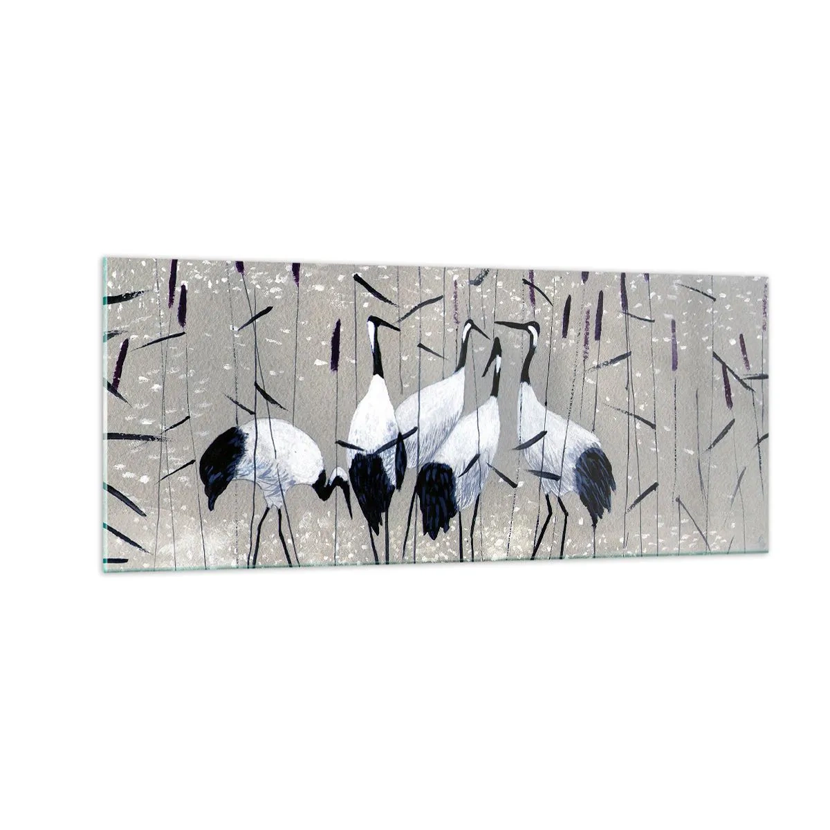 Quadro su vetro - Tra i suoi - 100x40 cm