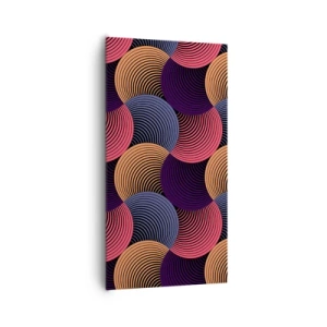 Quadro su tela - Stampe su Tela - Al ritmo delle sfere - 65x120 cm