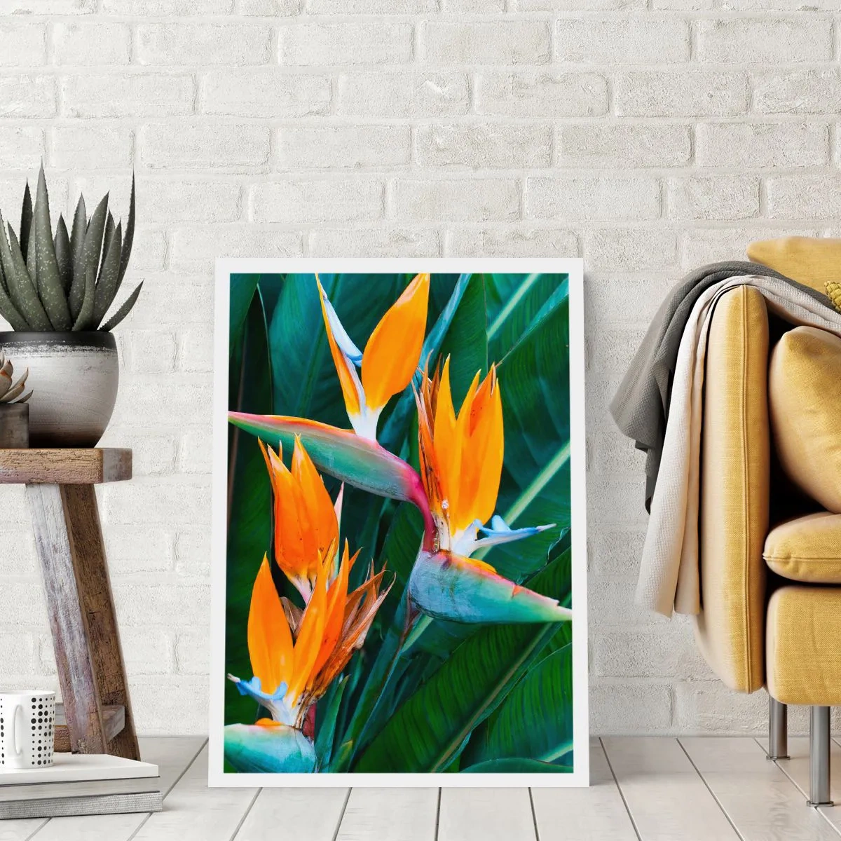 Poster - È un fiore o un uccello? - 70x100 cm