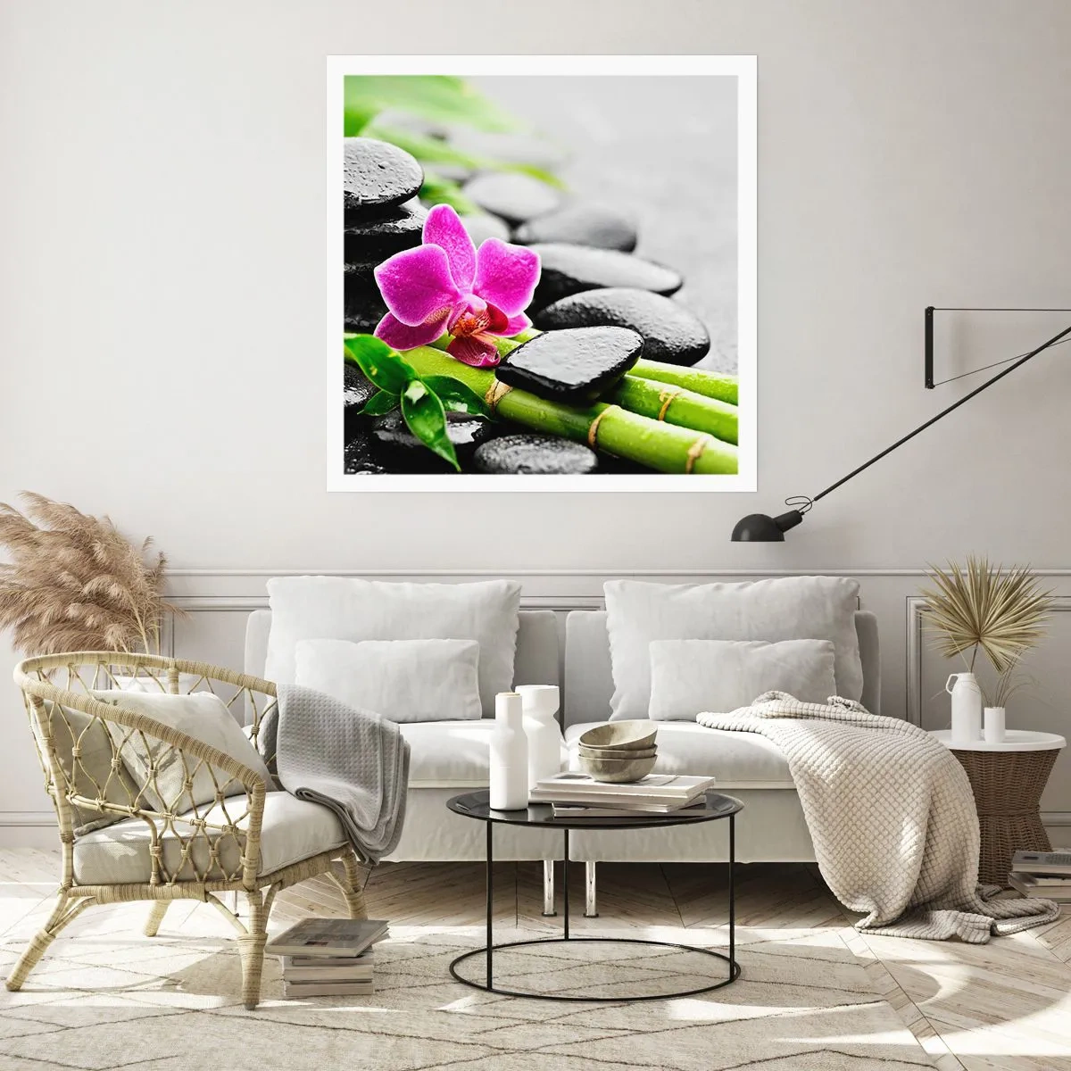 Poster - Un tranquillo equilibrio - 60x60 cm